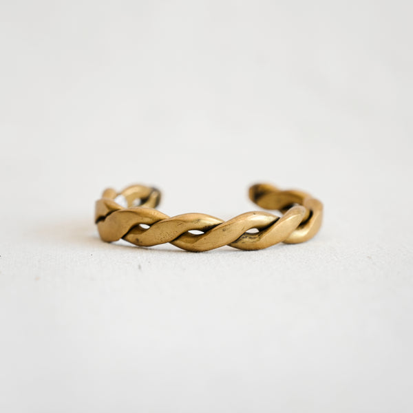 Vintage Braided Bronze Bracelet