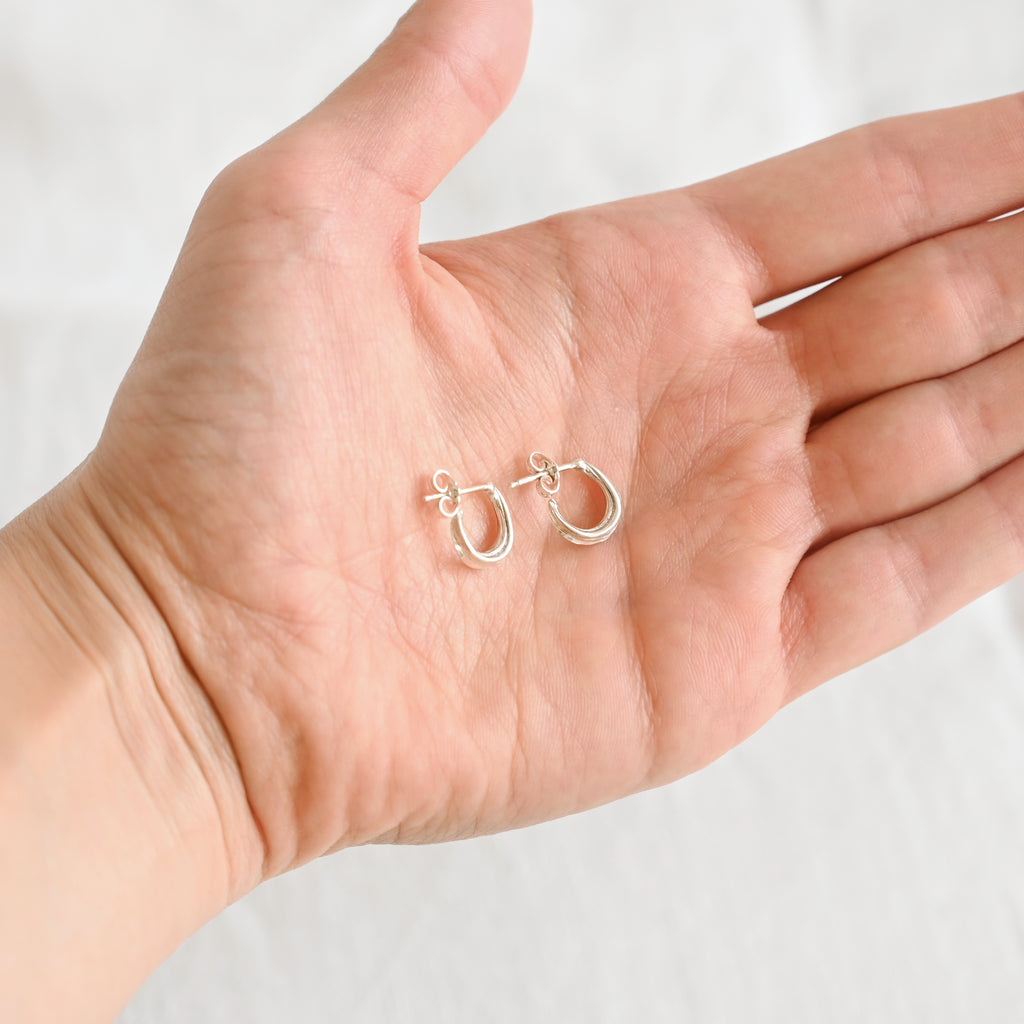 Mitsuro Mini Hoop Earrings - Pair