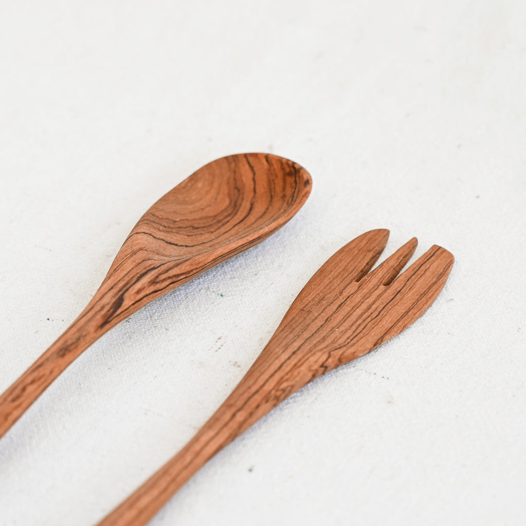 Olivewood Salad Servers