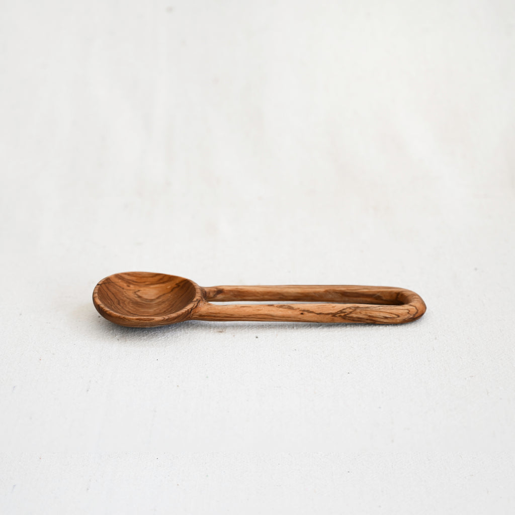 Olive Wood Serving Spoons Set of Three