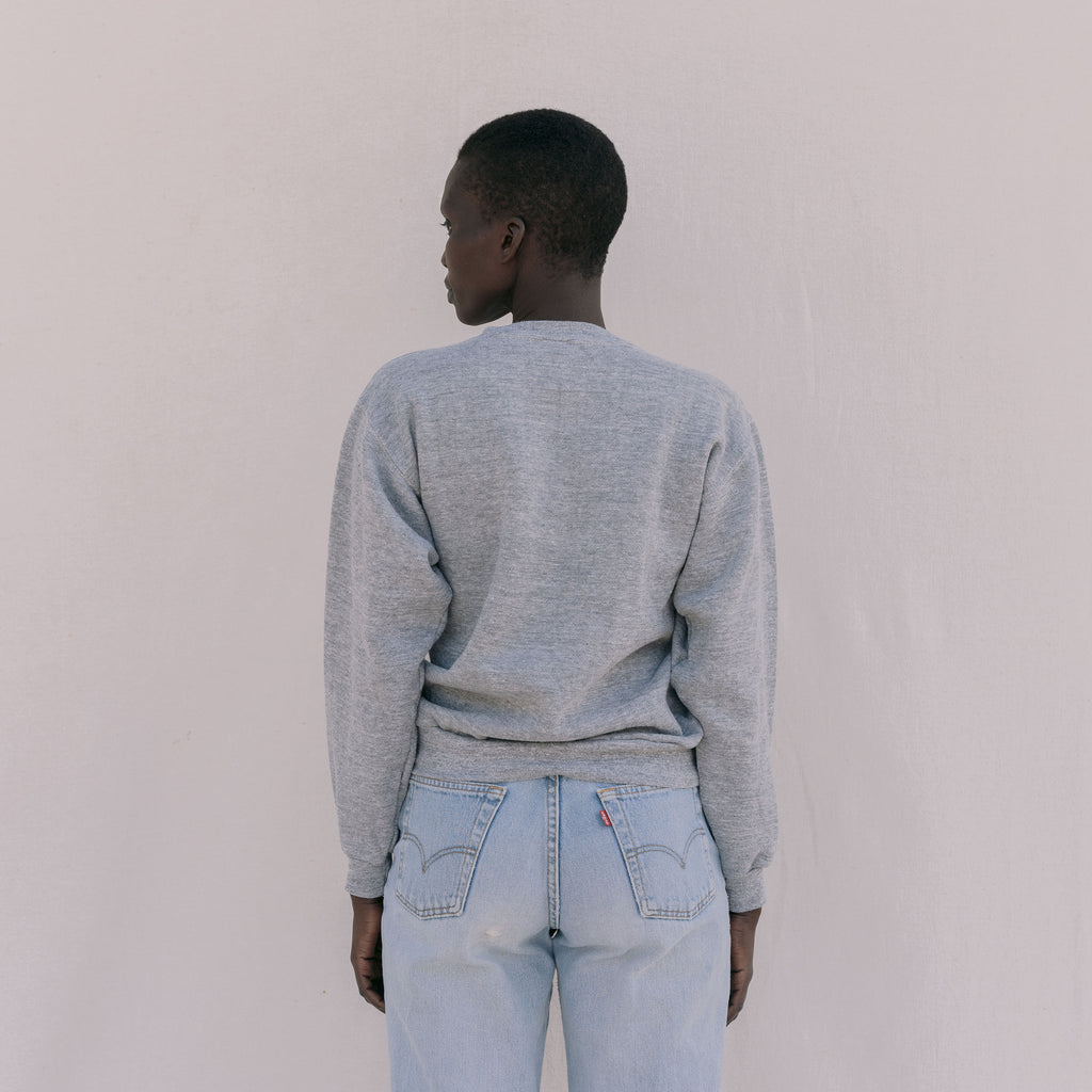 Vintage Grey Fleece Sweatshirt