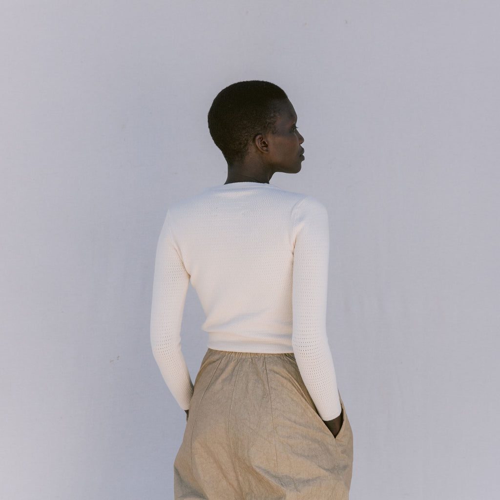 Fine Mesh Crewneck