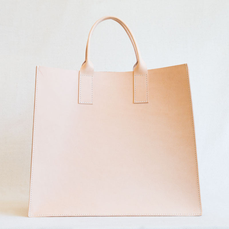 Natural Leather Tote