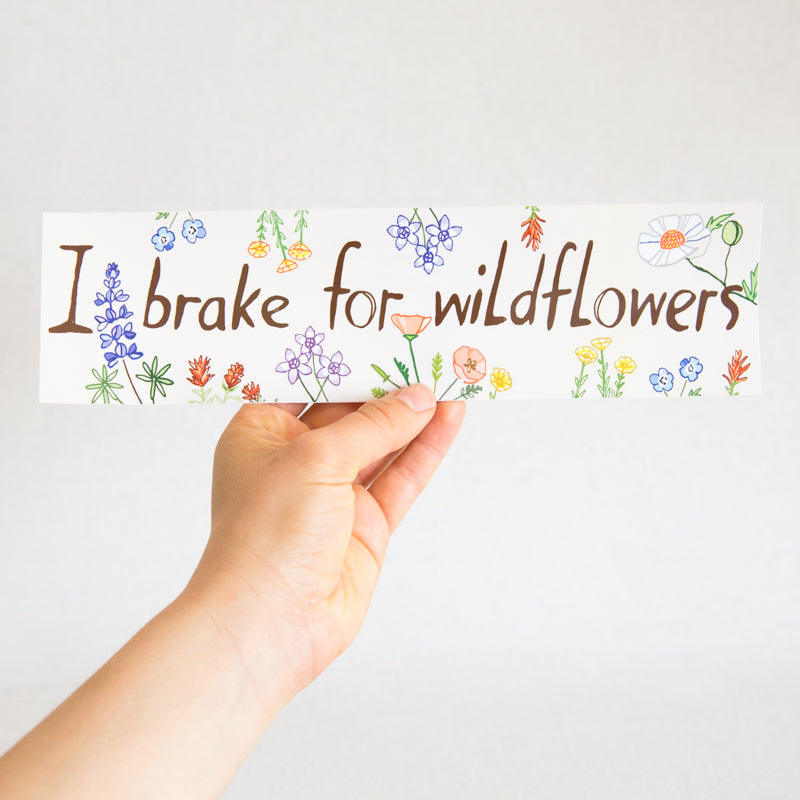 Wildflowers Bumper Sticker