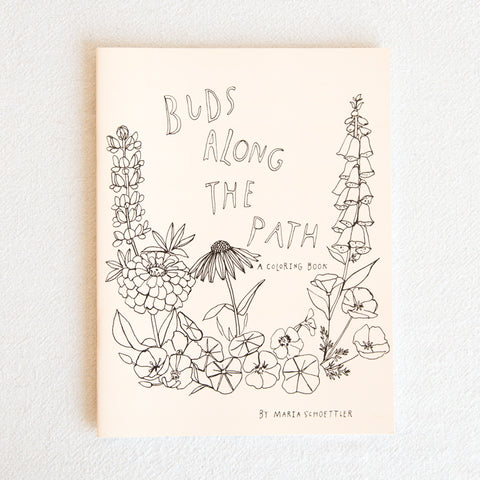 Buds Along the Path Coloring Book