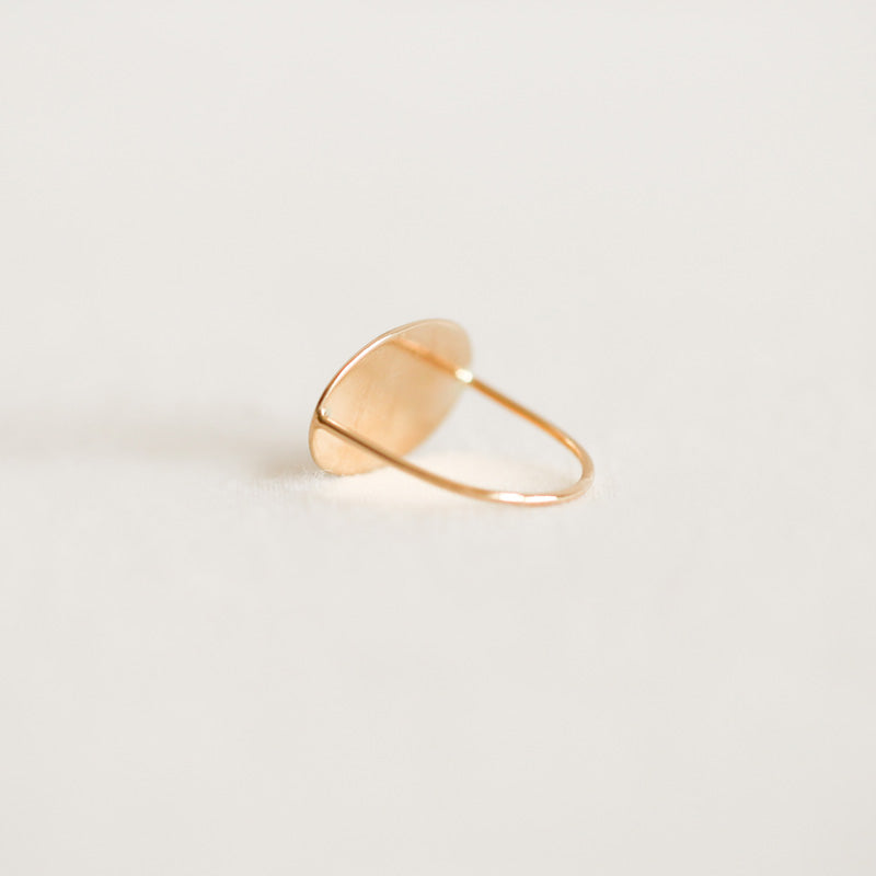 Oval Plate Ring