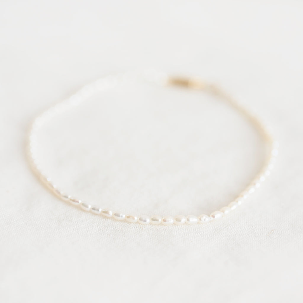 Rice Pearl Brujeria Anklet