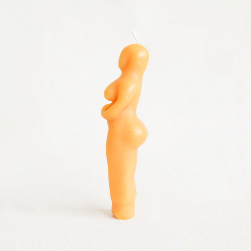 Woman Footed Candle