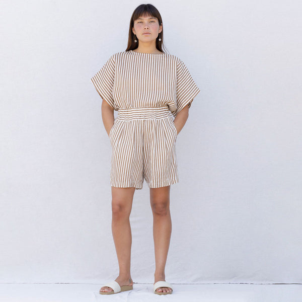Carpenter Shorts - Thin Stripe