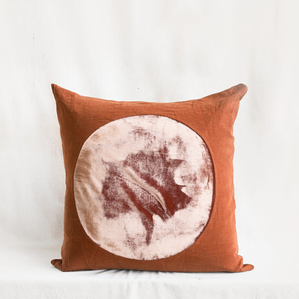 Velvet Circle Pillow - Copper