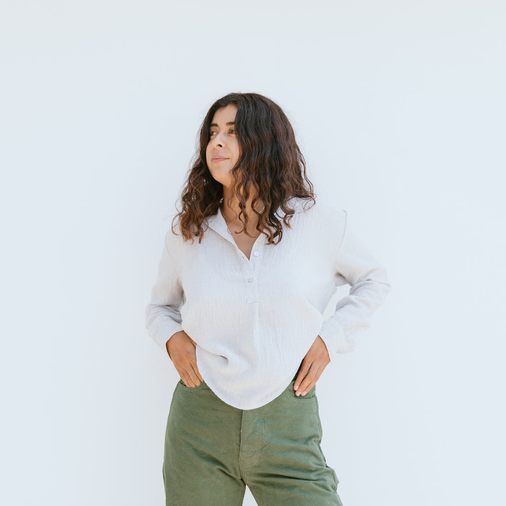 Olive Pullover Shirt