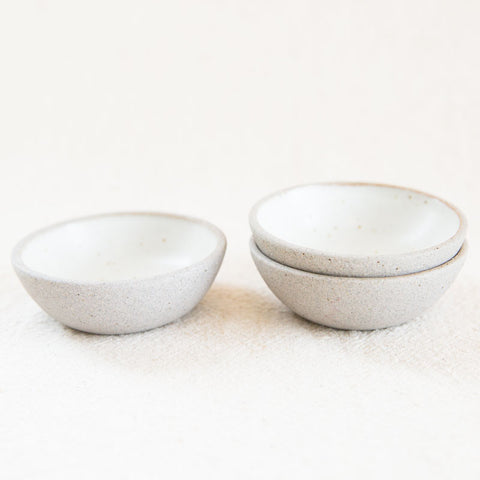 Mini Stillness Bowl - Greystone / White