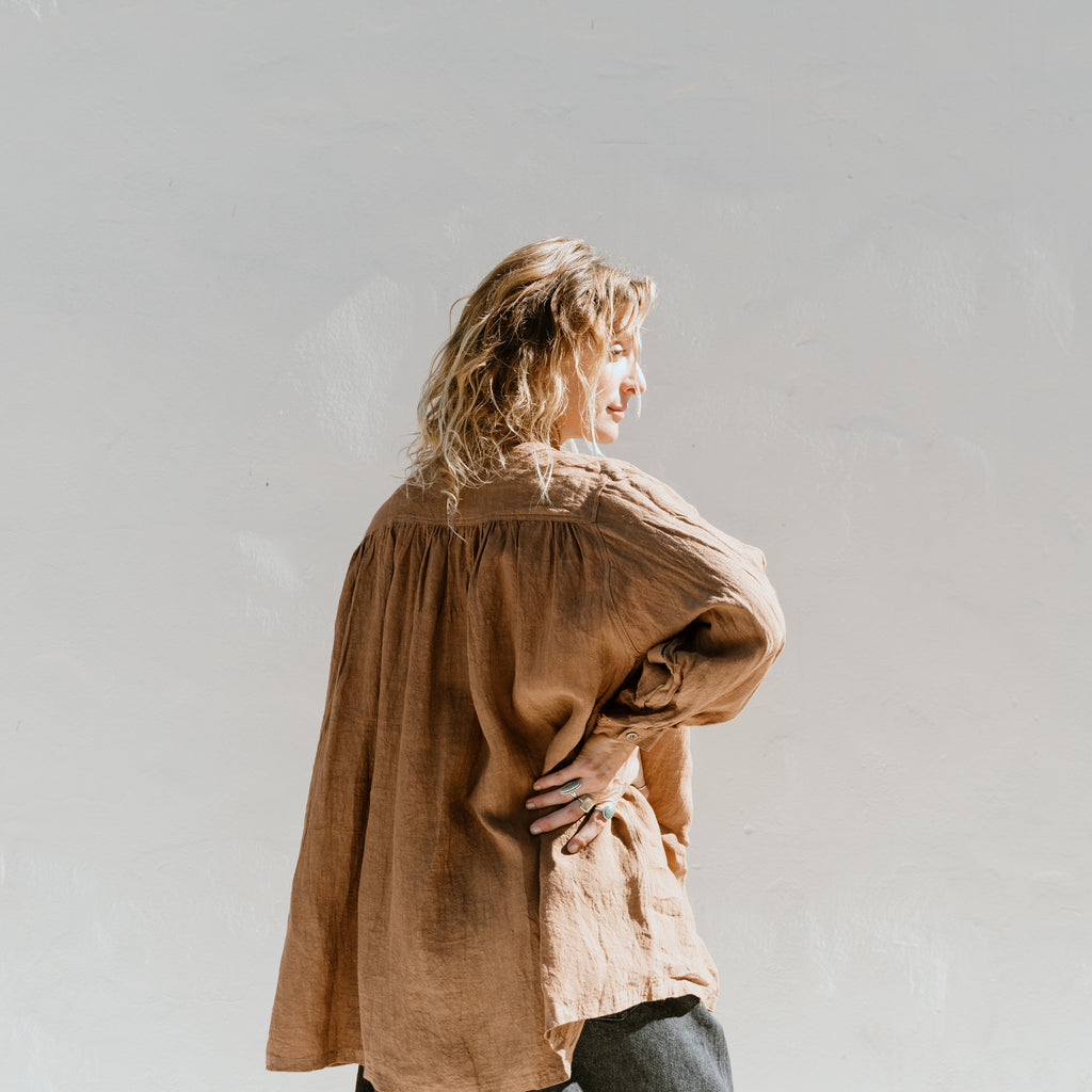 Sumi Shirt - Persimmon