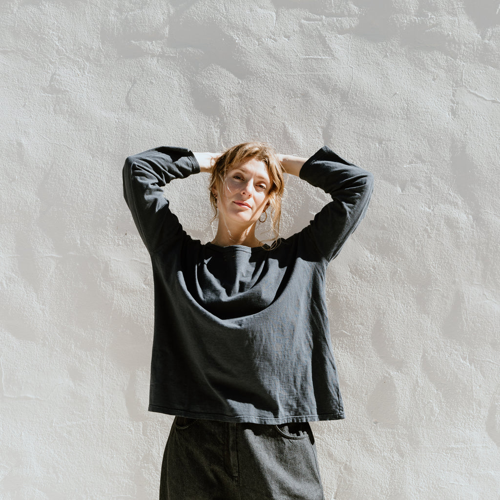 Sulfur Dye Pullover - Charcoal
