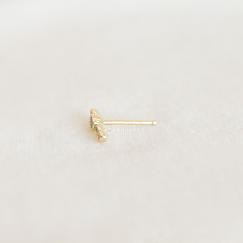 Green Sapphire Journey Stud