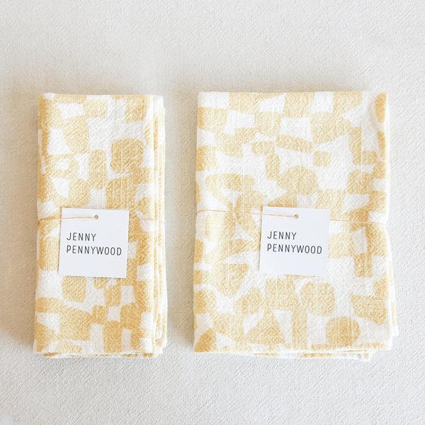 Kitchen Linens - Checks Vanilla