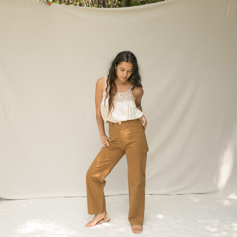 tobacco pants Women's Cotton Arc Designed for hot weather riding Slim Thick Fit - Light
