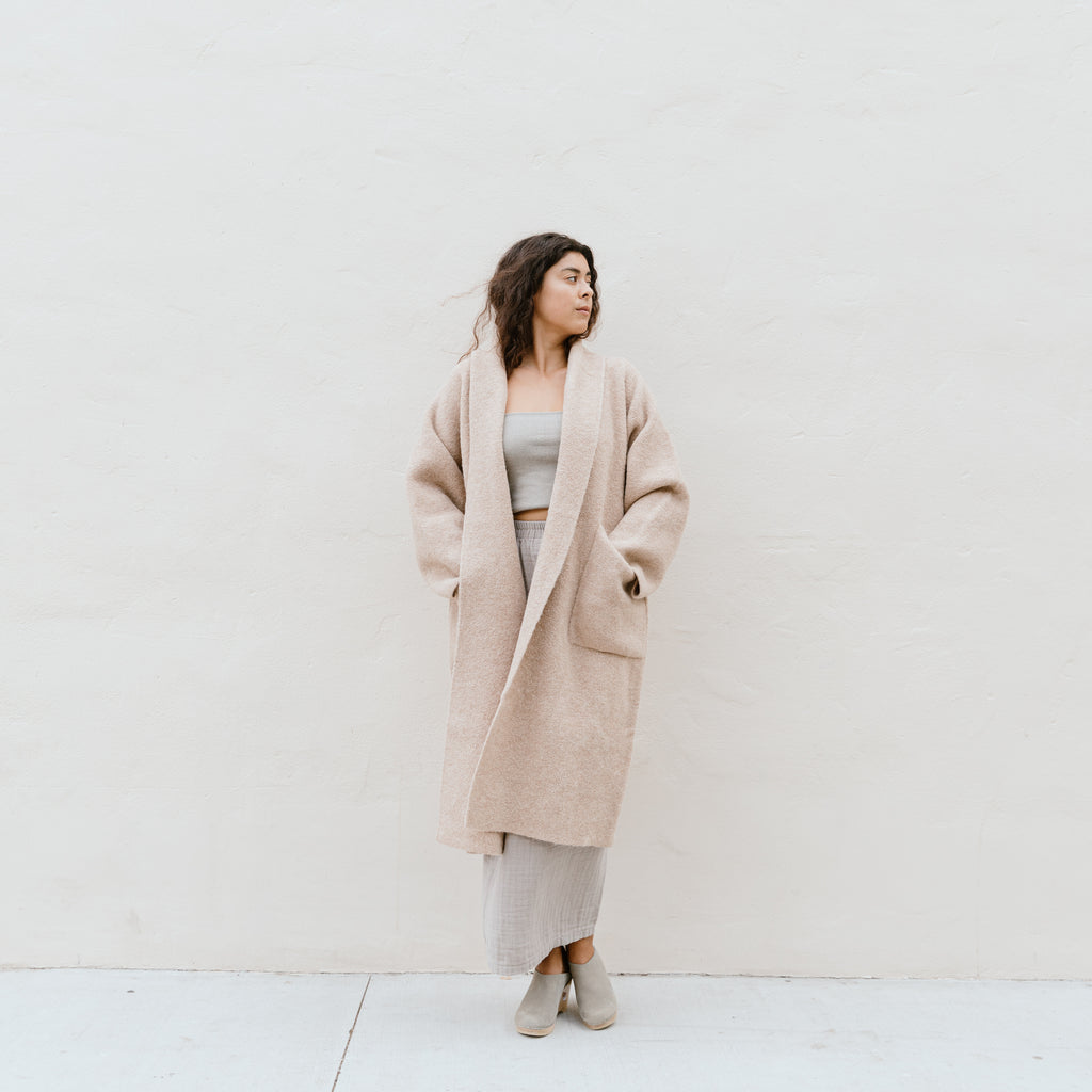 Lauren Manoogian Double Face Long Coat in Camel – General Store