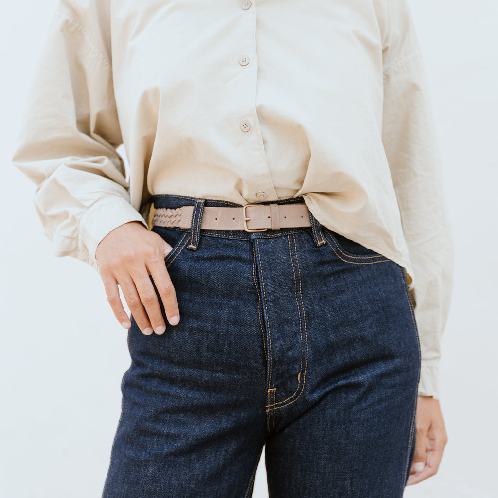 Braided Belt - Umber
