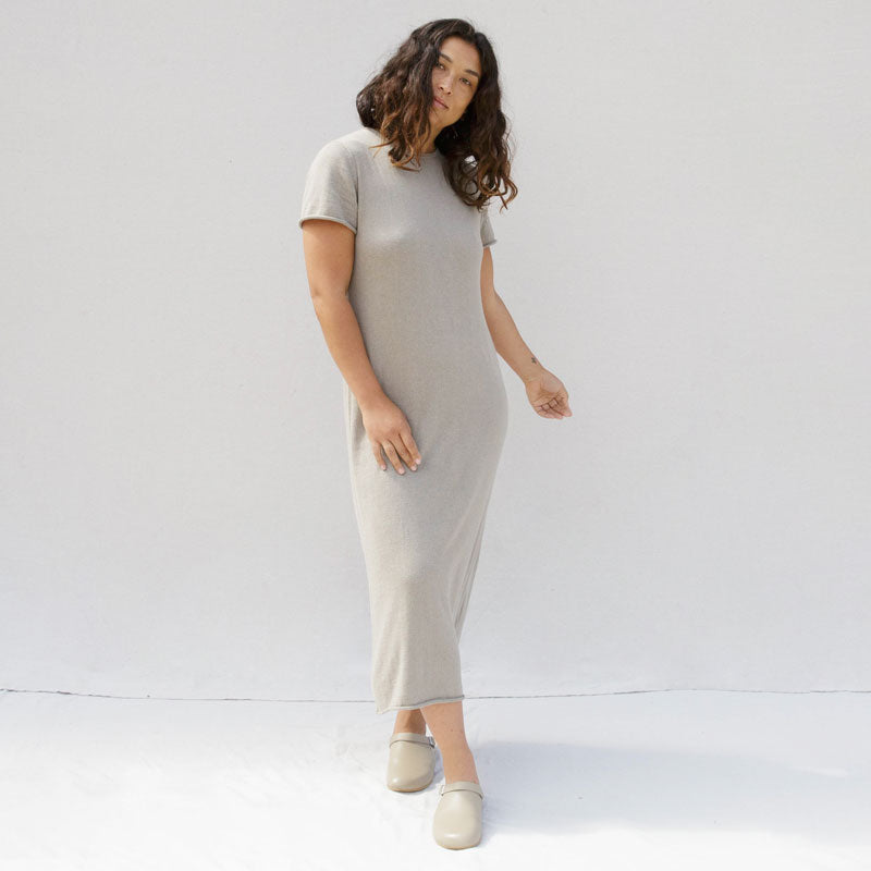 Crewneck Dress - Stone