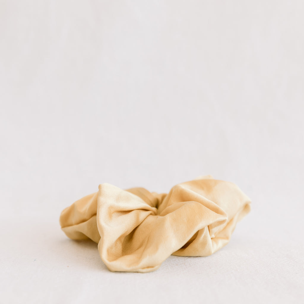 Naturally Dyed Scrunchie - Turmeric