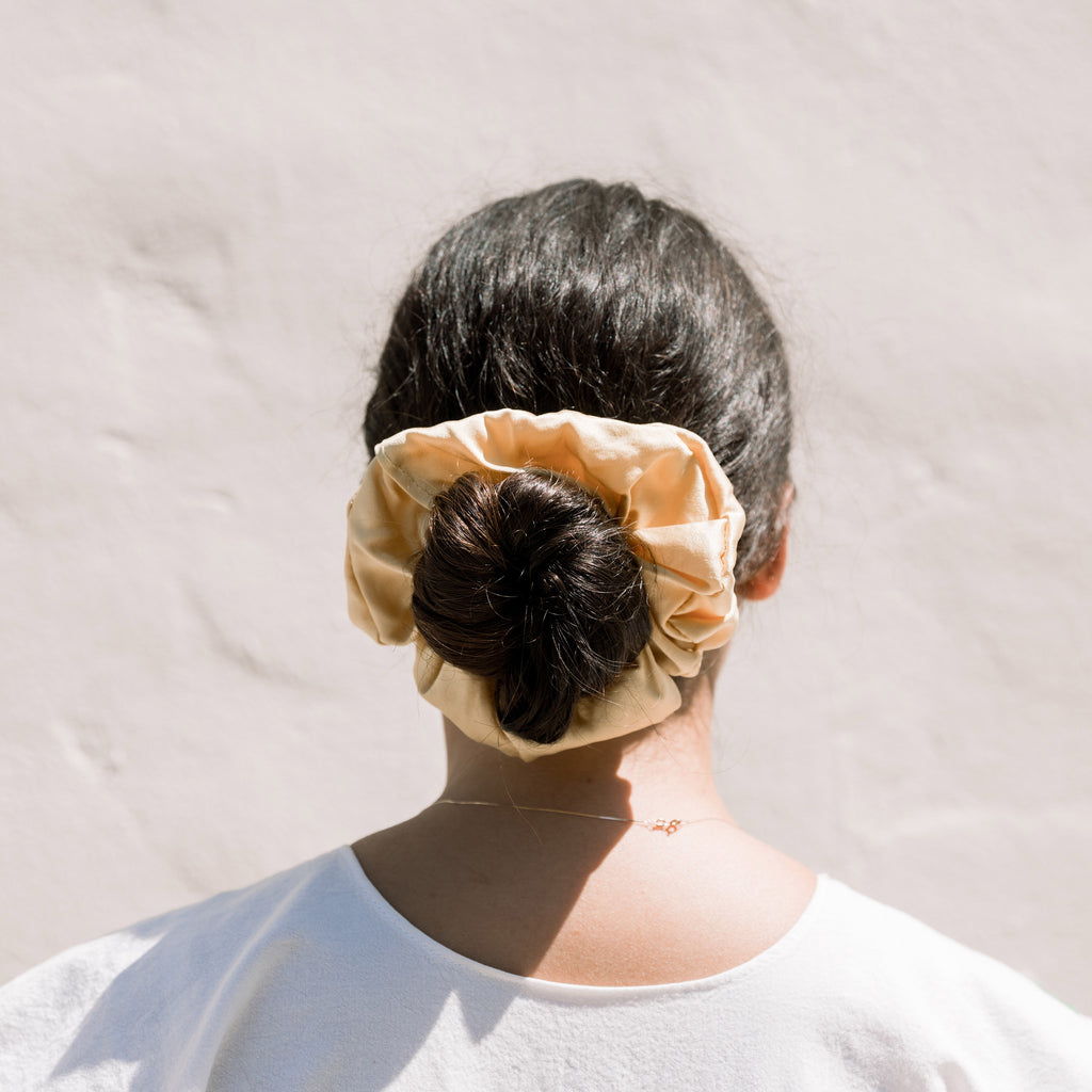 Naturally Dyed Scrunchie - Turmeric