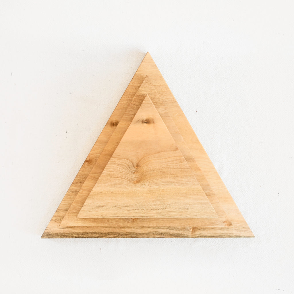 Triangle Cutting Board - Light