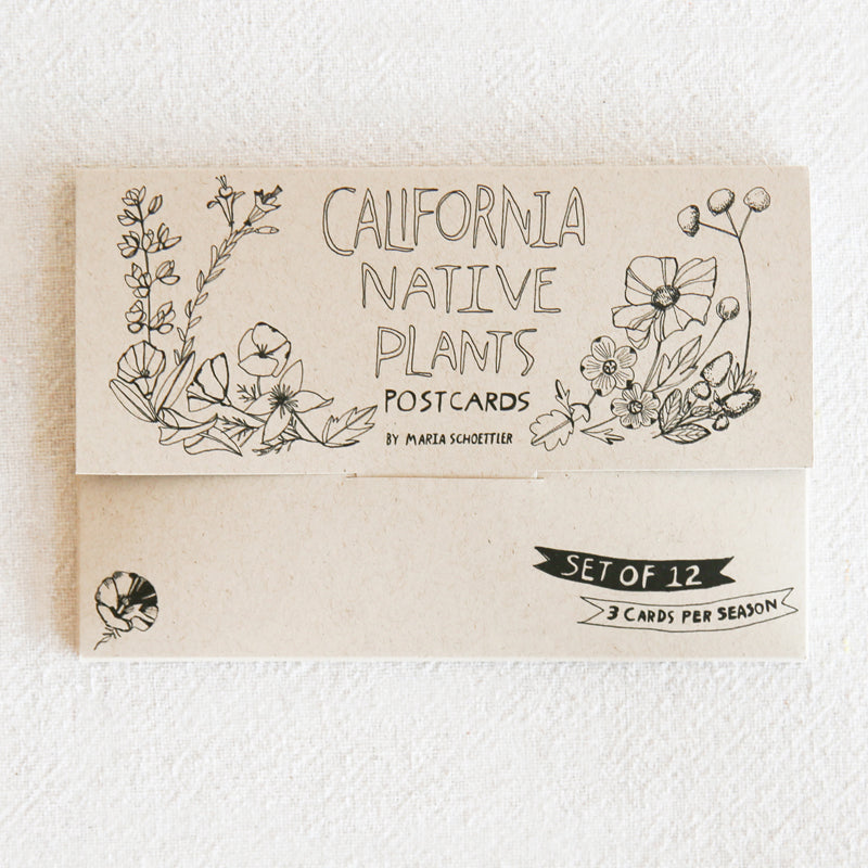 CA Native Plant Postcards - Set of 12