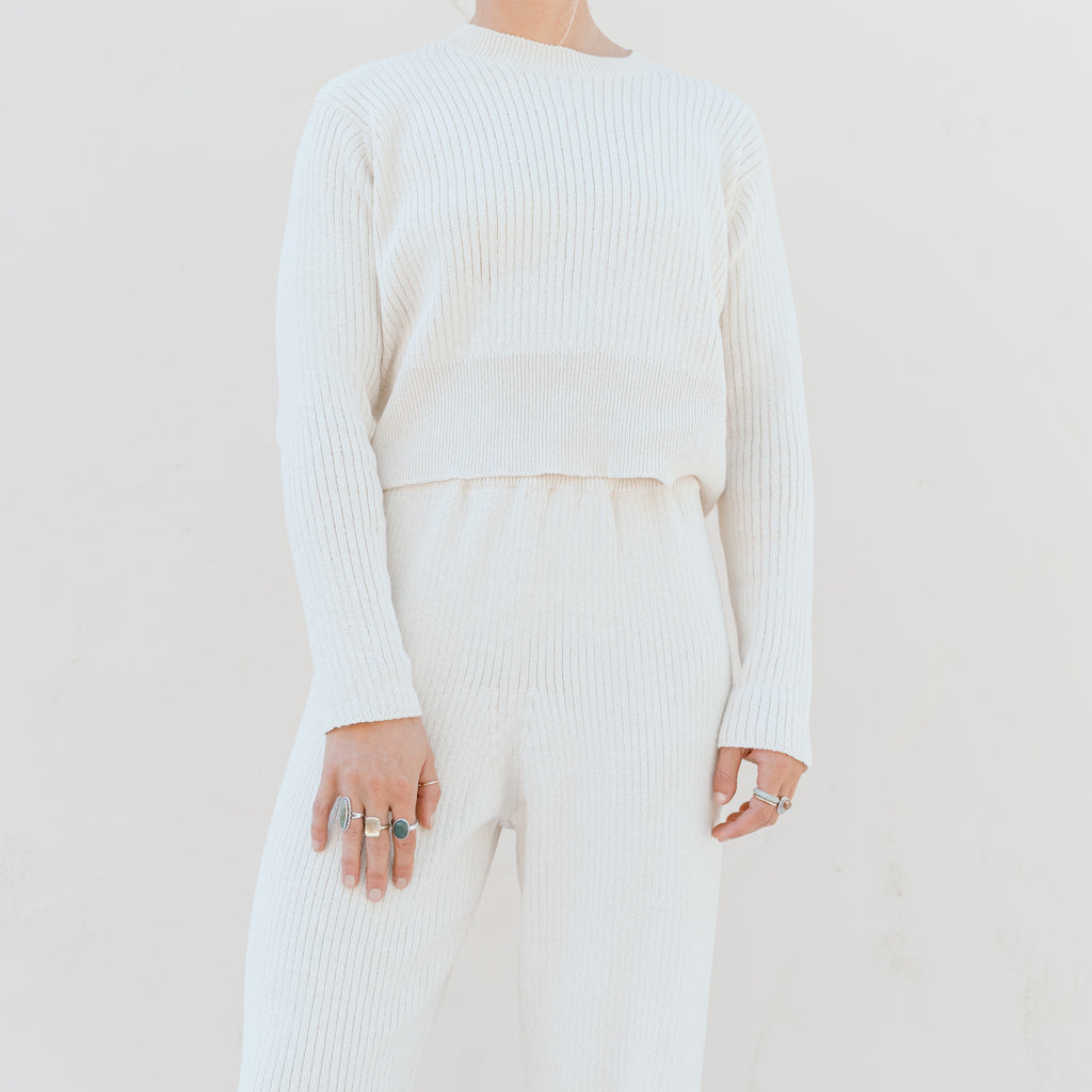 Cotton Sweater - Natural