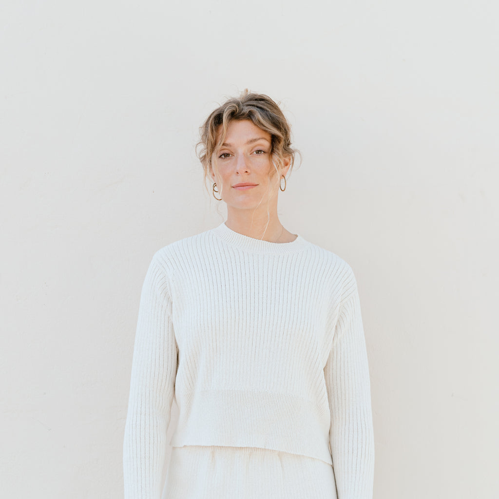 Cotton Sweater - Natural