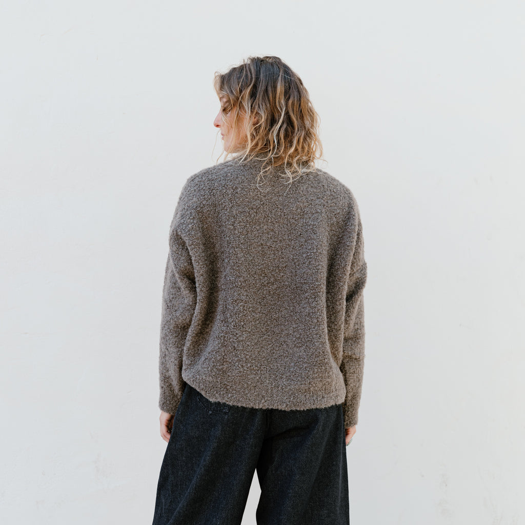 Boucle Sweater - Vetiver