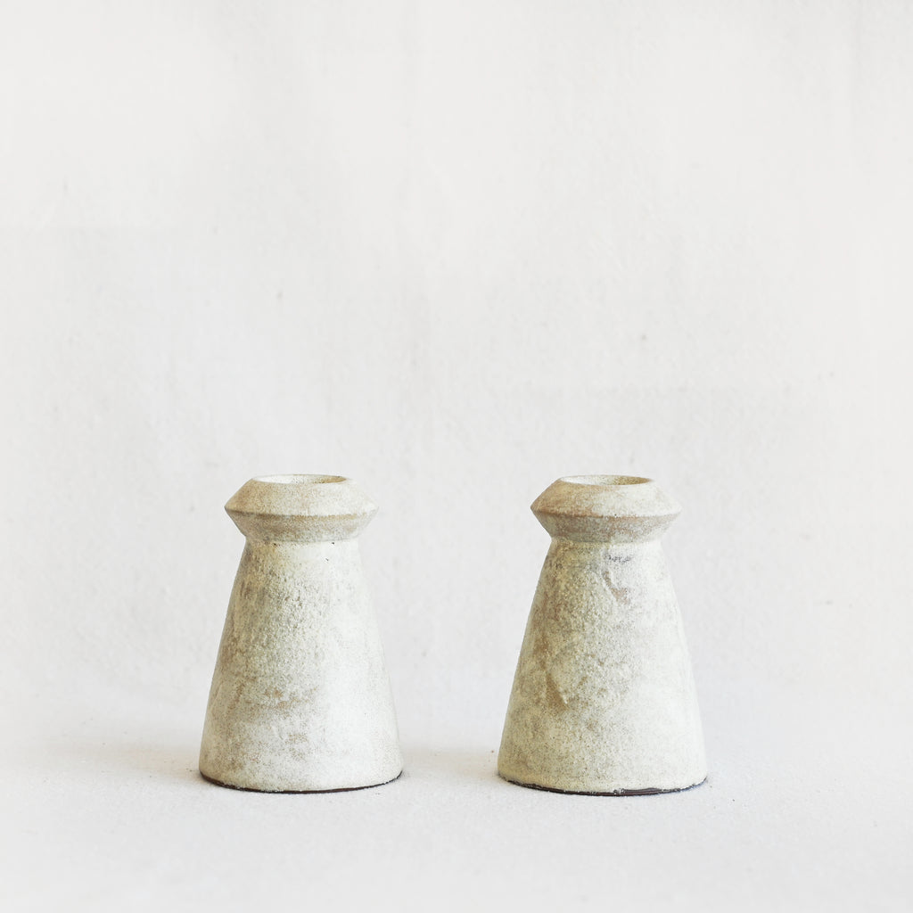 Soft Stone Candle Holder