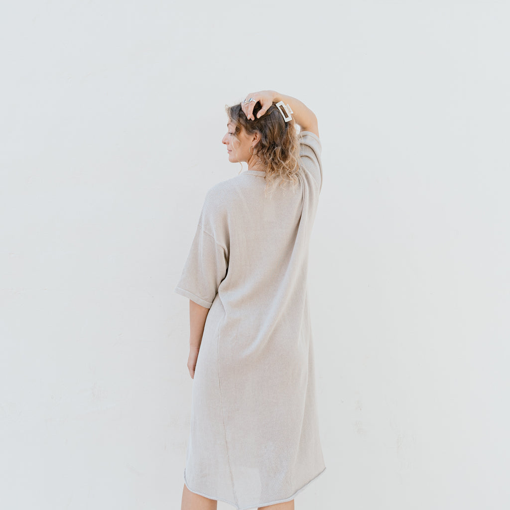 Oversized Dress - Sand