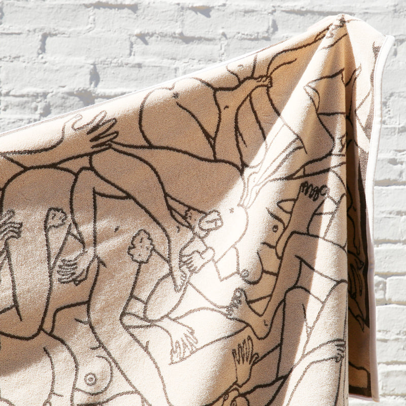 Nude Beach Towel - Taupe
