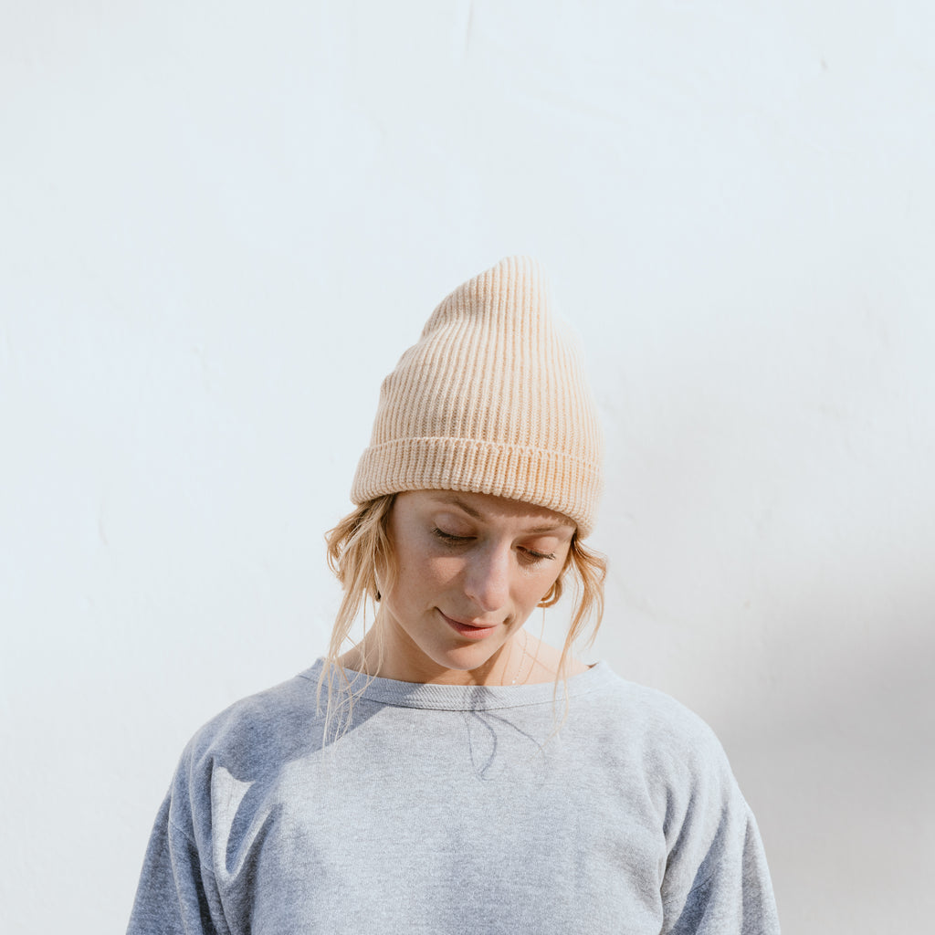 Climate Beneficial Ribbed Beanie - Butter