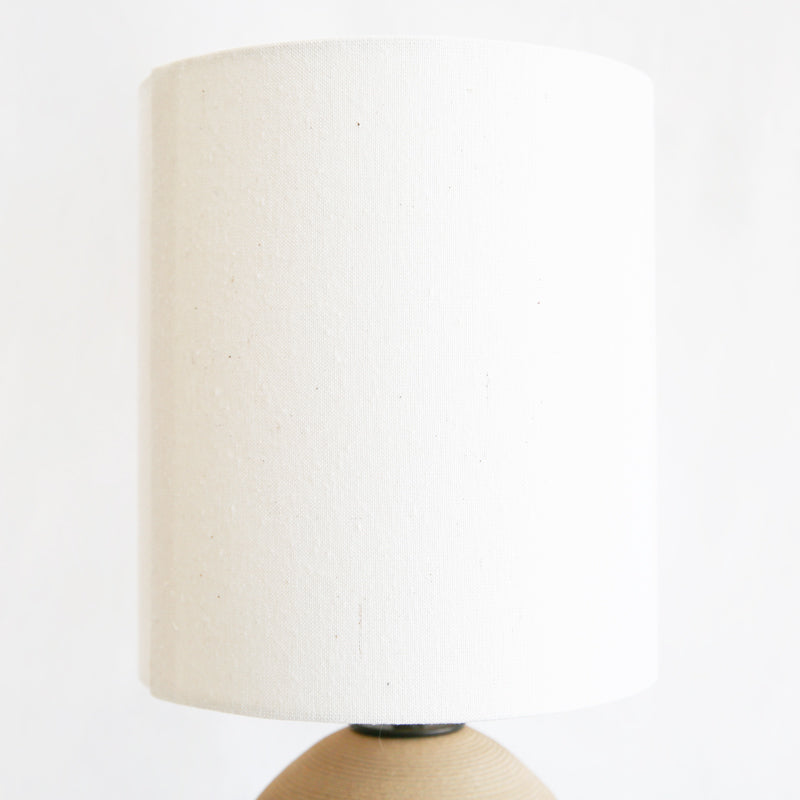 Ribbed Orb Lamp - Sand