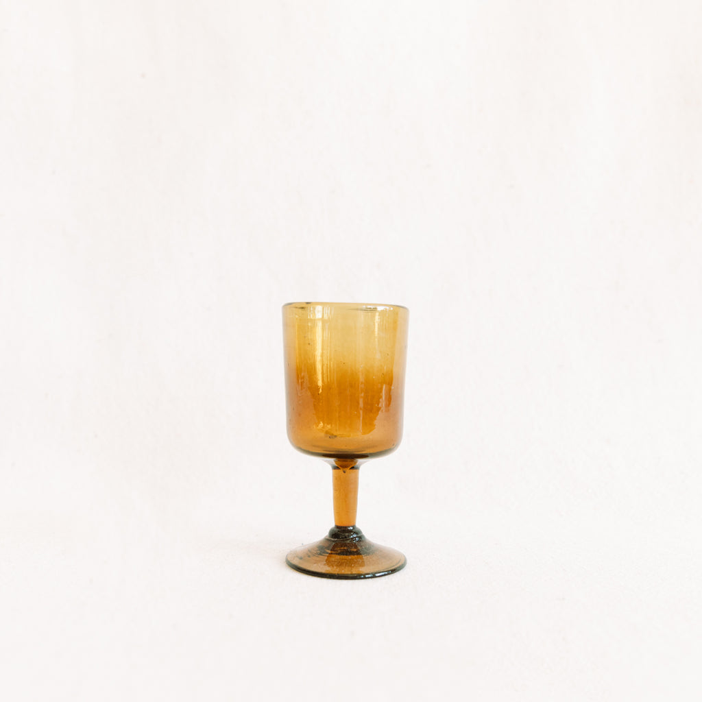 Vintage Amber Glasses