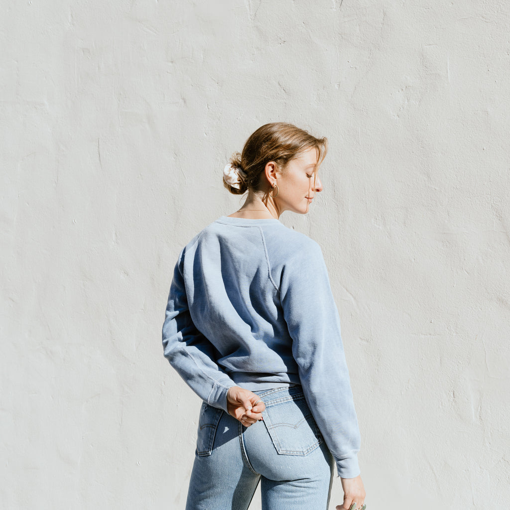 Vintage Faded Blue Sweatshirt