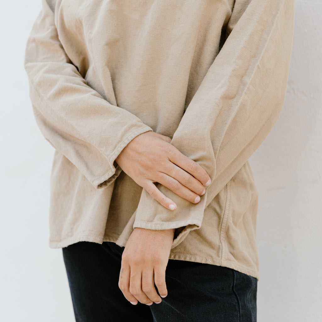 Vintage Overdye Military Henley