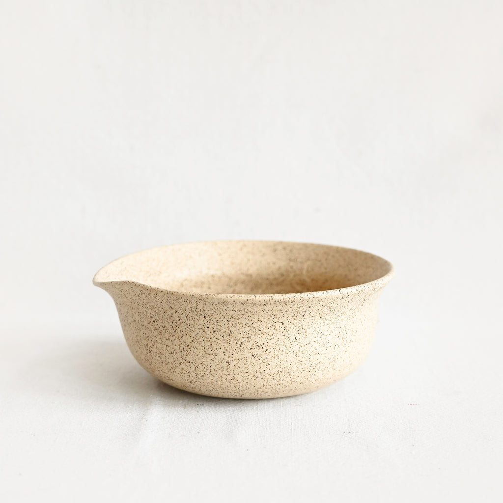 Ceramic Bowl With Pour Spout