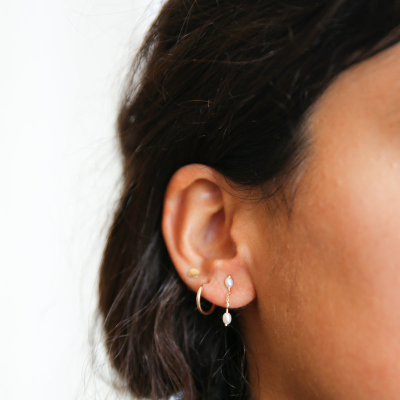 Short Pearl Shower Earring